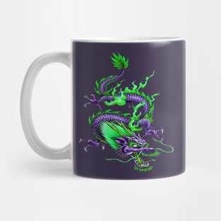 Chinese Coiling Dragon Mythical Time Controlling Creature Mug